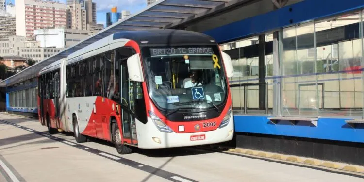 Linha de BRT 5110-10 Terminal São Mateus / Terminal Mercado (Expresso Tiradentes), empresa SPTrans - São Paulo Transporte S/A, cidade São Paulo, estado SP