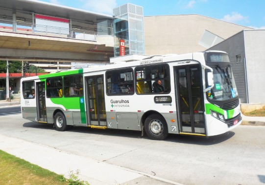 Linha de Ônibus 381 Novo Recreio / Terminal São João, empresa Guarupass - A.C.T.U.P.G.R. - Associação das Concessionárias de Guarulhos, cidade Guarulhos, estado SP
